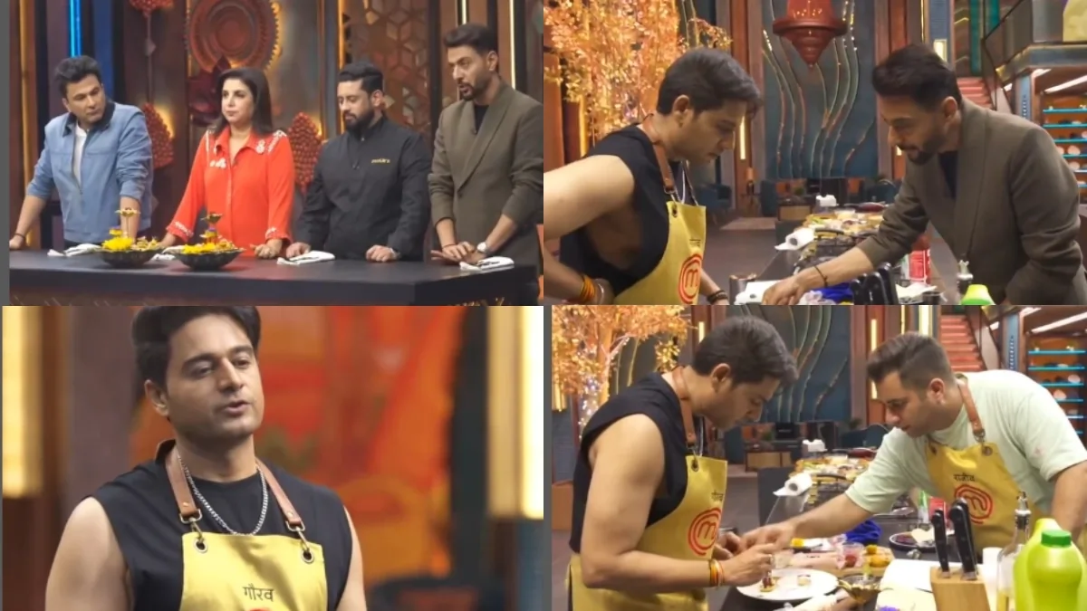 Colour Blind but Unstoppable: Gaurav’s Grit Wins Hearts on MasterChef 89 Gaurav Khanna Helped By Rajiv And Ched Ranveer Brar