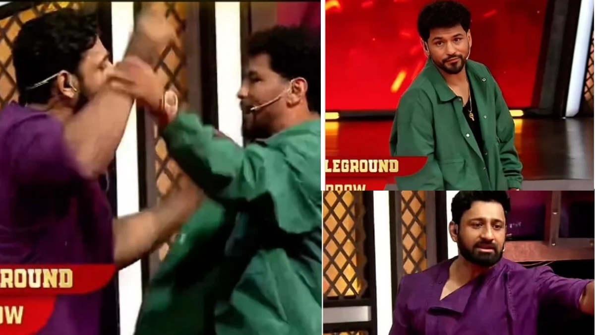 Battleground Twist: Neeraj Goyat’s Explosive Face-Off with Rajat Dalal 89 Rajat Dalal And Neeraj Goyat Fight