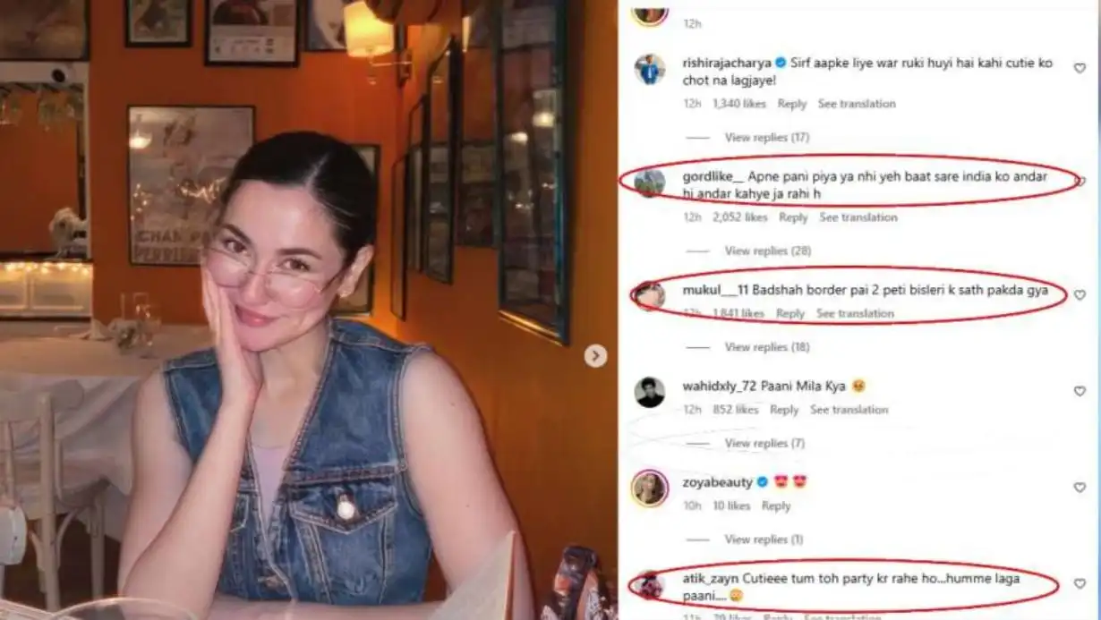 Indian Fans Flood Hania Aamir's Instagram with 'Water' Comments 89 Hania Aamir Water Comments Indus Treaty Pahalgam Attack