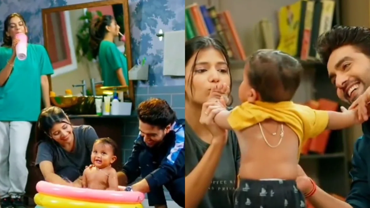 YRKKH: Abhira Refuses Armaan’s Promise, Charu Reaches Goenka House 89 Abhira And Arman Doing Baby Duties