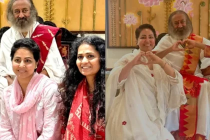 Hina Khan In Art Of Living Ashram