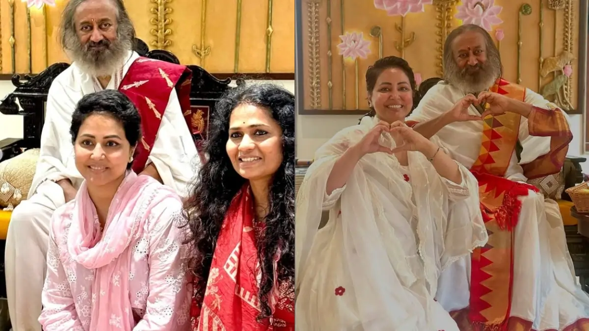 Hina Khan Calls Art of Living Retreat a ‘Life-Altering’ Experience 89 Hina Khan In Art Of Living Ashram