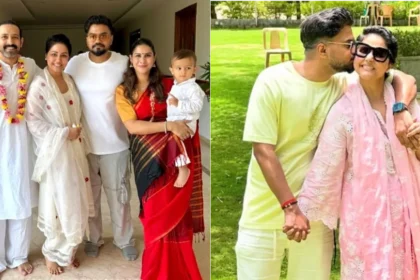 Hina, And Rocky With Vikram Massey's Family