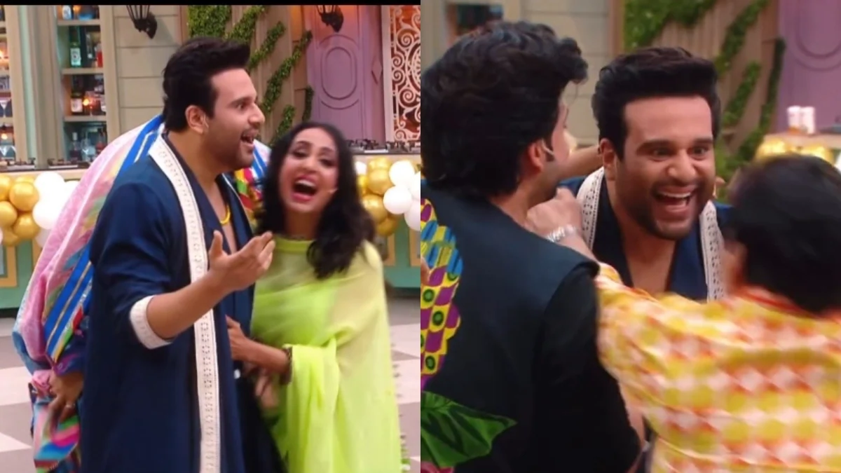 Krushna Abhishek Gets Birthday Wish from Govinda on Laughter Chefs 89 Krushna Abhishek And Kashmeera Shah