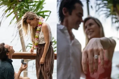 Crystal Hefner Engaged James Ward Hawaii Proposal Diamond Ring