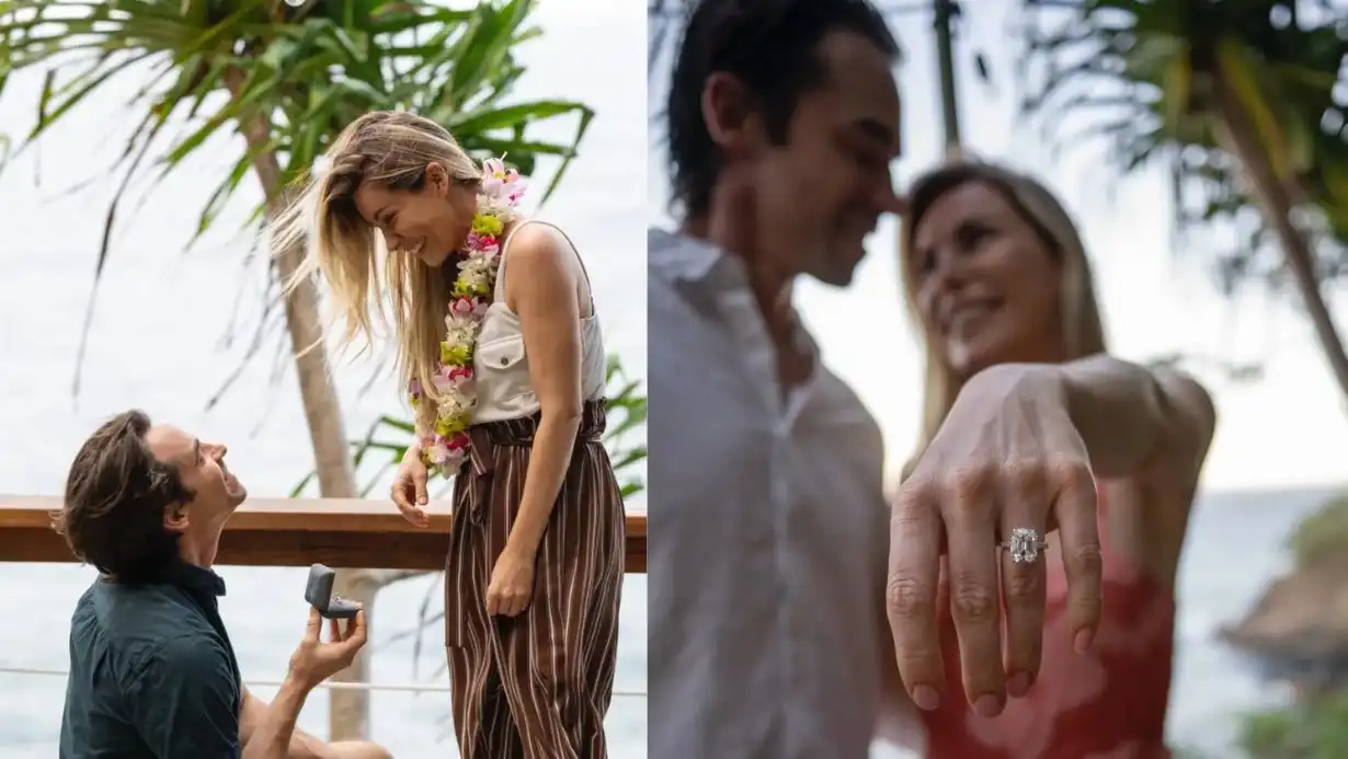 Crystal Hefner Gets Engaged to James Ward After 1 Year of Romance 89 Crystal Hefner Engaged James Ward Hawaii Proposal Diamond Ring