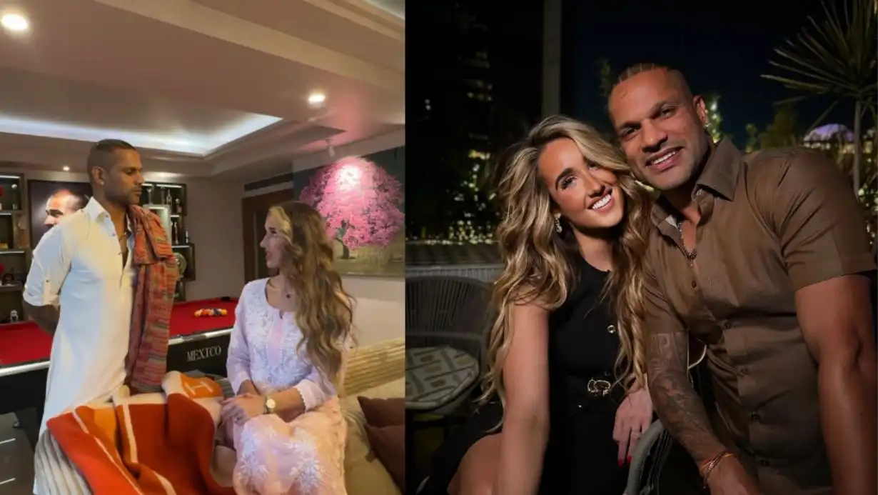 Shikhar Dhawan Goes Public with Girlfriend Sophie Shine, Sparks Social Media Frenzy 89 Shikhar Dhawan Girlfriend Sophie Shine Love Story Viral