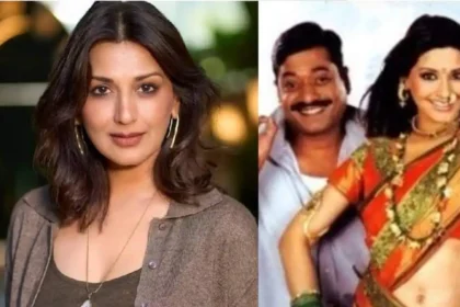 Sonali Bendre Pregnant Marathi Song Reveal