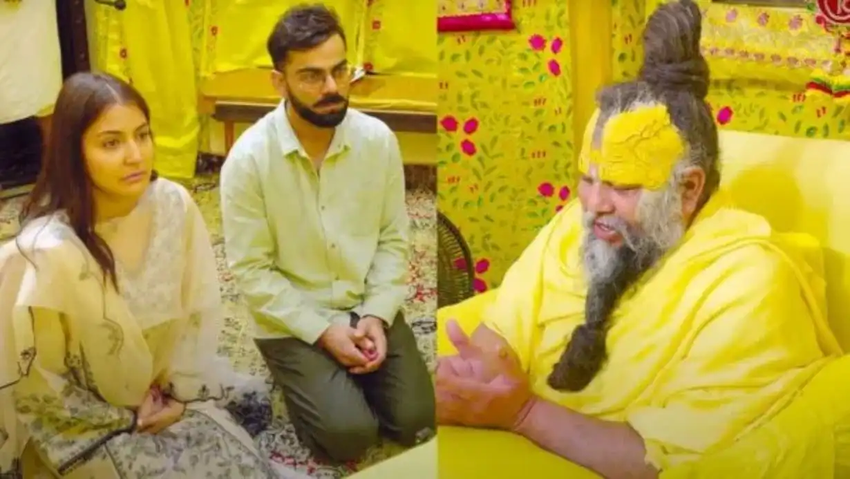 Virat and Anushka Visit Vrindavan After Retirement Announcement 89 Virat Anushka Visit Premanand Maharaj After Retirement