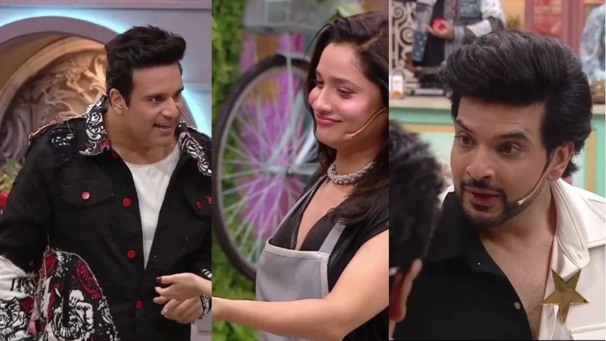 Did Ankita Lokhande Drop a Pregnancy Hint on Laughter Chefs 2? Watch Promo 89 Krushna Abhishek, Ankita Lokhande And Karan Kundra