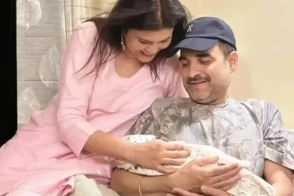 Pankaj Tripathi Bade Papa Photo With Newborn Wife Mridula