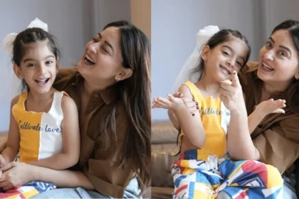 Mahi Vij With Her Daughter