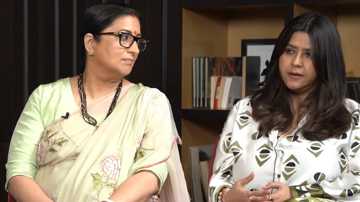 Smriti Irani Opens Up on Kyunki Comeback, Fair Pay & Motherhood on Set 89 Smriti Irani And Ektaa Kapoor
