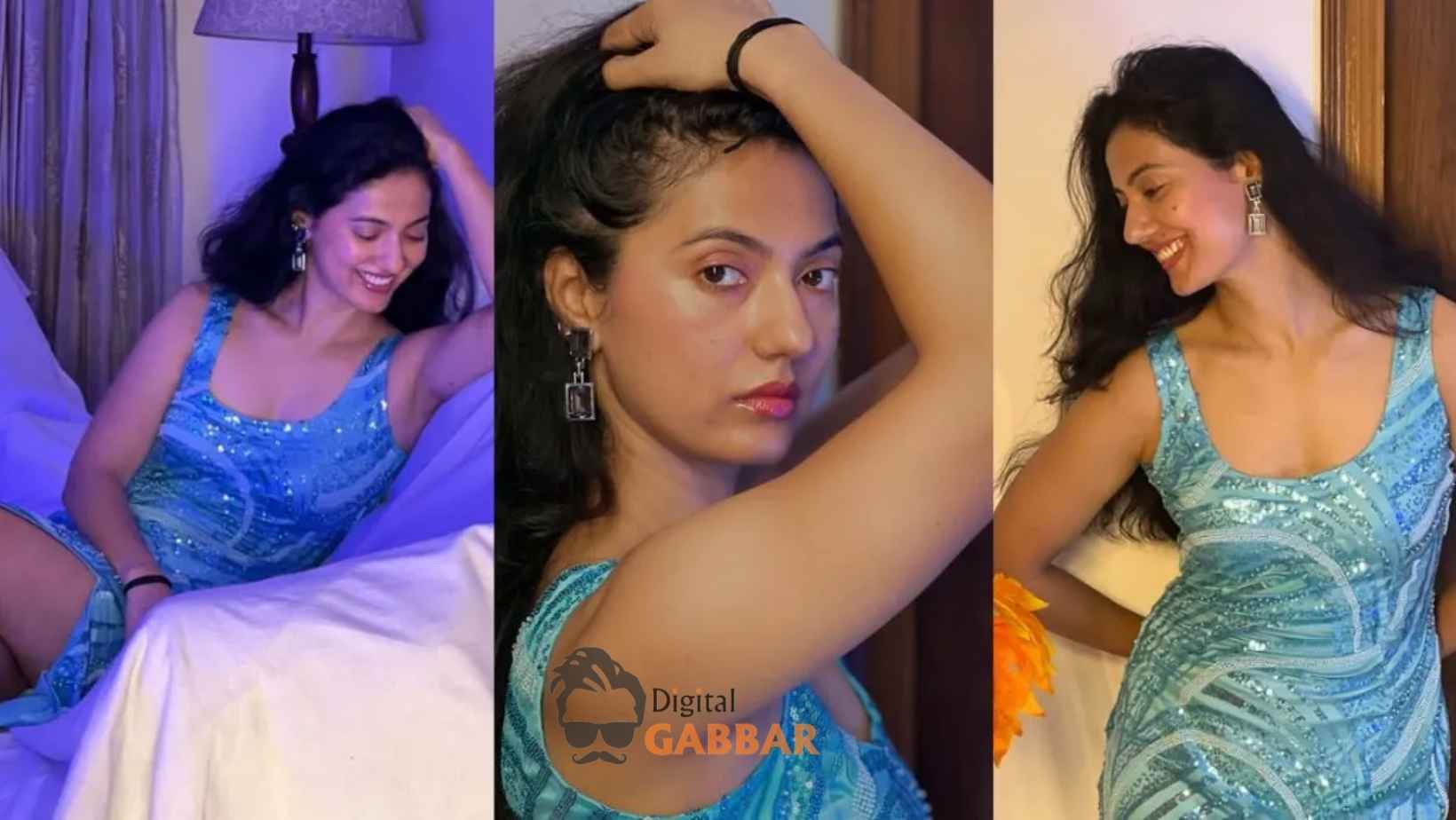 Khushboo Patani Turns Heads with Glamorous Photoshoot, Fans Call Her ‘No Less Than a Star’ 78 Khushboo Patani Glamorous Photoshoot Blue Gown Viral Pics