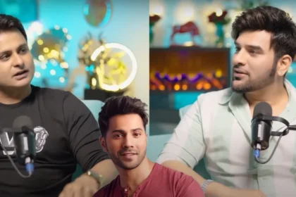 Saket Bhosale, Varun Dhawan And Paras Chabra