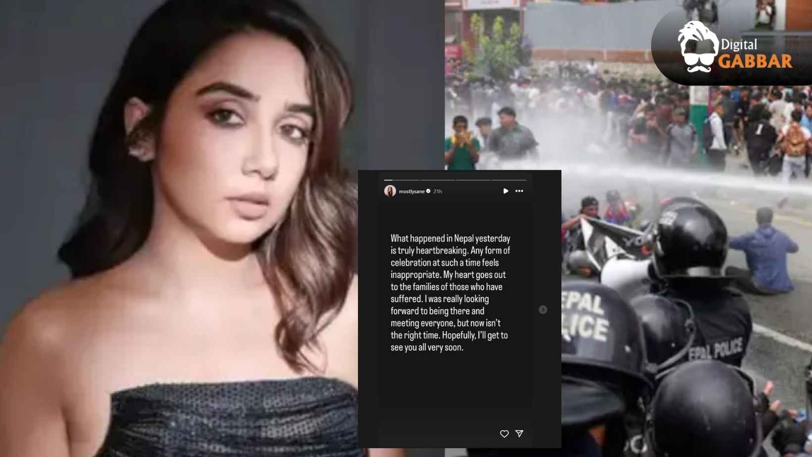 Prajakta Koli Cancels Nepal Tour Amid Violence, Shares Emotional Post on Instagram 76 Prajakta Koli Cancels Nepal Tour Amid Violence