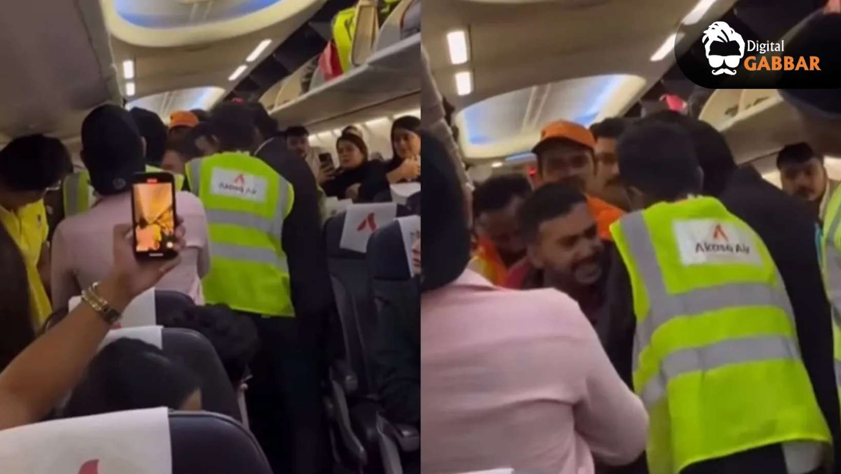 Passenger Creates Mid-Air Drama on Bengaluru-Delhi Flight, Video Goes Viral Online 102 Bengaluru Delhi Flight Drama Viral Video