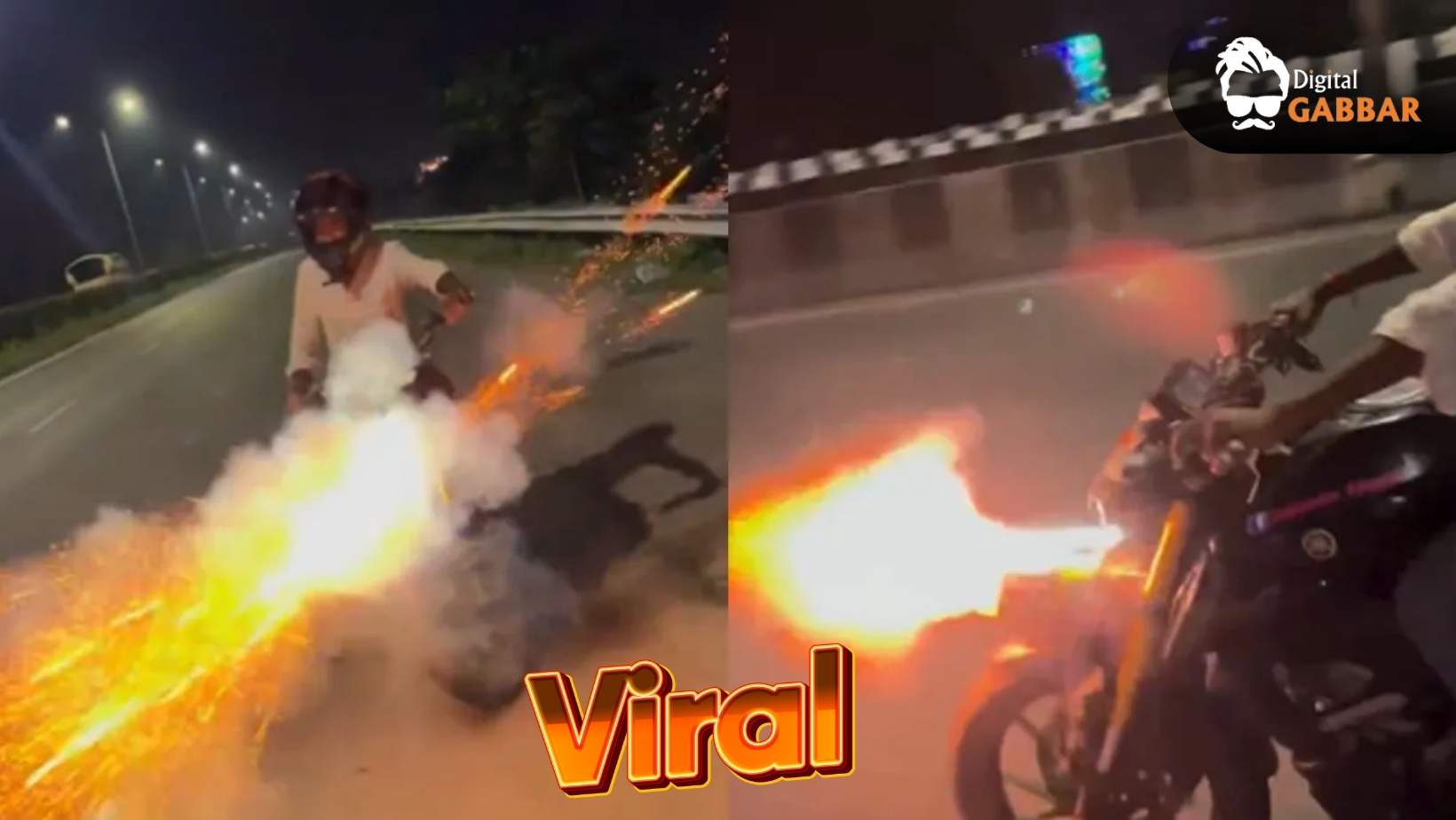 Man Ties Firecrackers to His Bike for Viral Fame—What Happened Next Shocked Everyone! 72 Man Bike Firecracker Viral Video Social Media Stunt