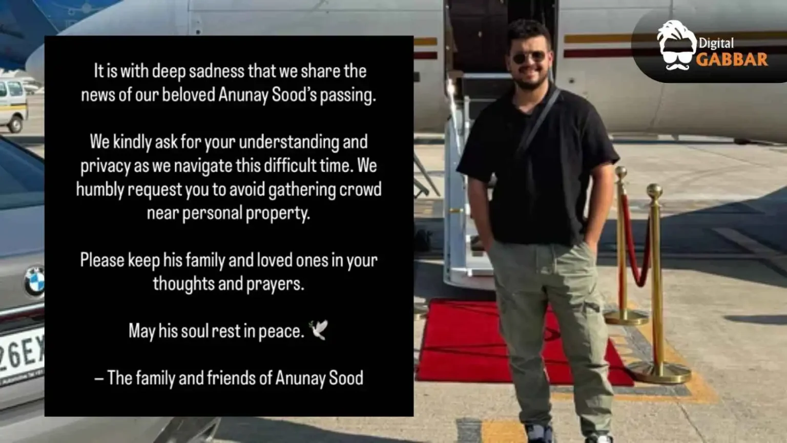 Popular Travel Influencer Anunay Sood Dies at 32 in Dubai: Family’s Heartfelt Request 89 Anunay Sood Death Travel Influencer Dubai Family Statement