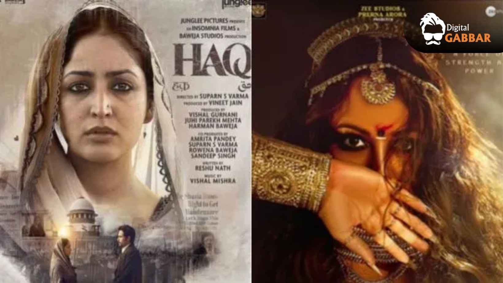 Box Office Clash: ‘Haq’ and ‘Jatadhara’ Create Weekend Buzz — Who Wins the Race? 88 Box Office Collection Haq Vs Jatadhara Yami Gautam Emraan Hashmi