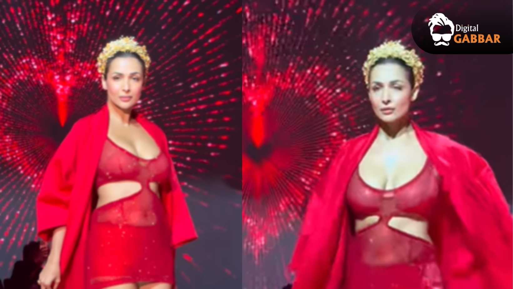 Malaika Arora Stuns in Fiery Red Dress at Mumbai Fashion Show, Fans Ask Bold Questions 88 Malaika Arora Red Dress Fashion Show Viral Video