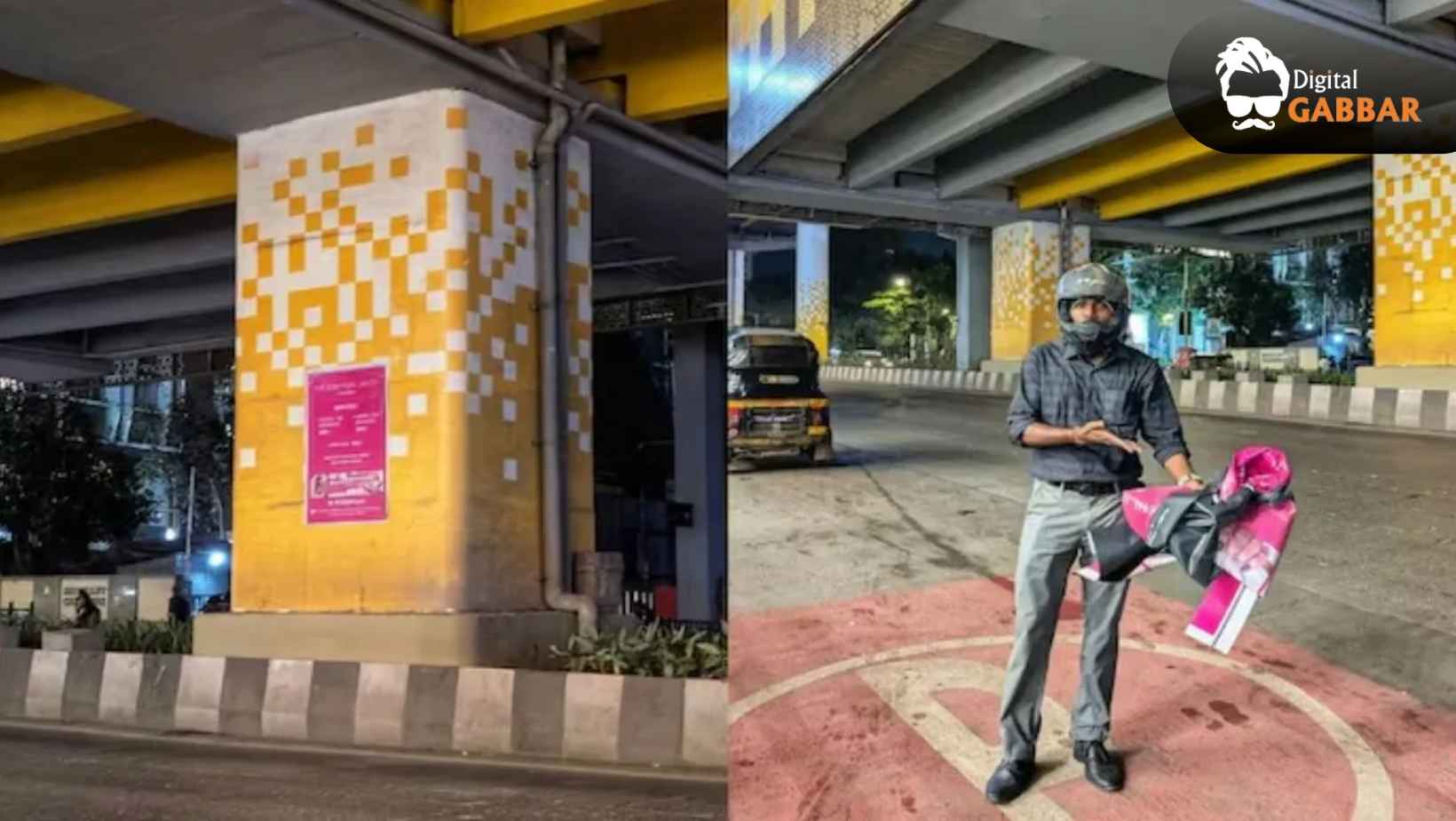 Mumbai Man Removes Illegal Metro Poster, Internet Applauds His Bold Act 107 Mumbai Man Removes Illegal Poster Viral News
