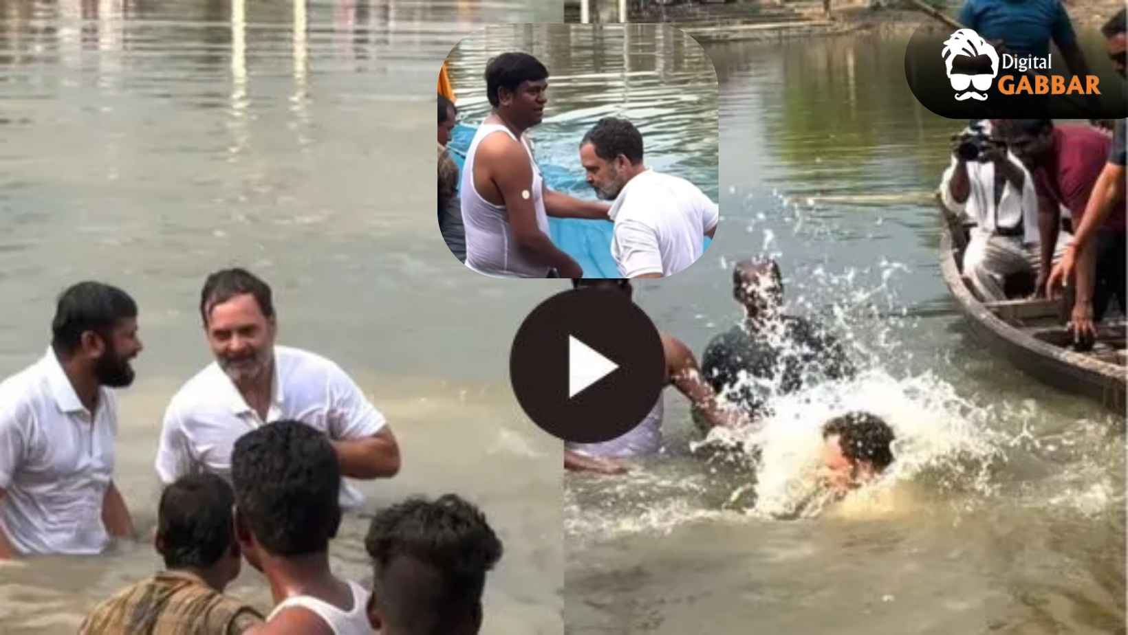 Rahul Gandhi's Pond Dive in Begusarai Goes Viral — Netizens React with Mixed Comments 82 Rahul Gandhi Pond Dive Video Begusarai Viral