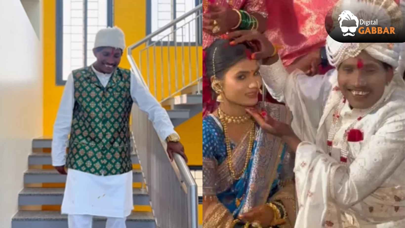 Suraj Chavanâs Secret Wedding Shocks Fans: Childhood Love Story Revealed on 29 Nov 88 Suraj Chavan Wedding Marathi Actor Marries Sanjana Gofan