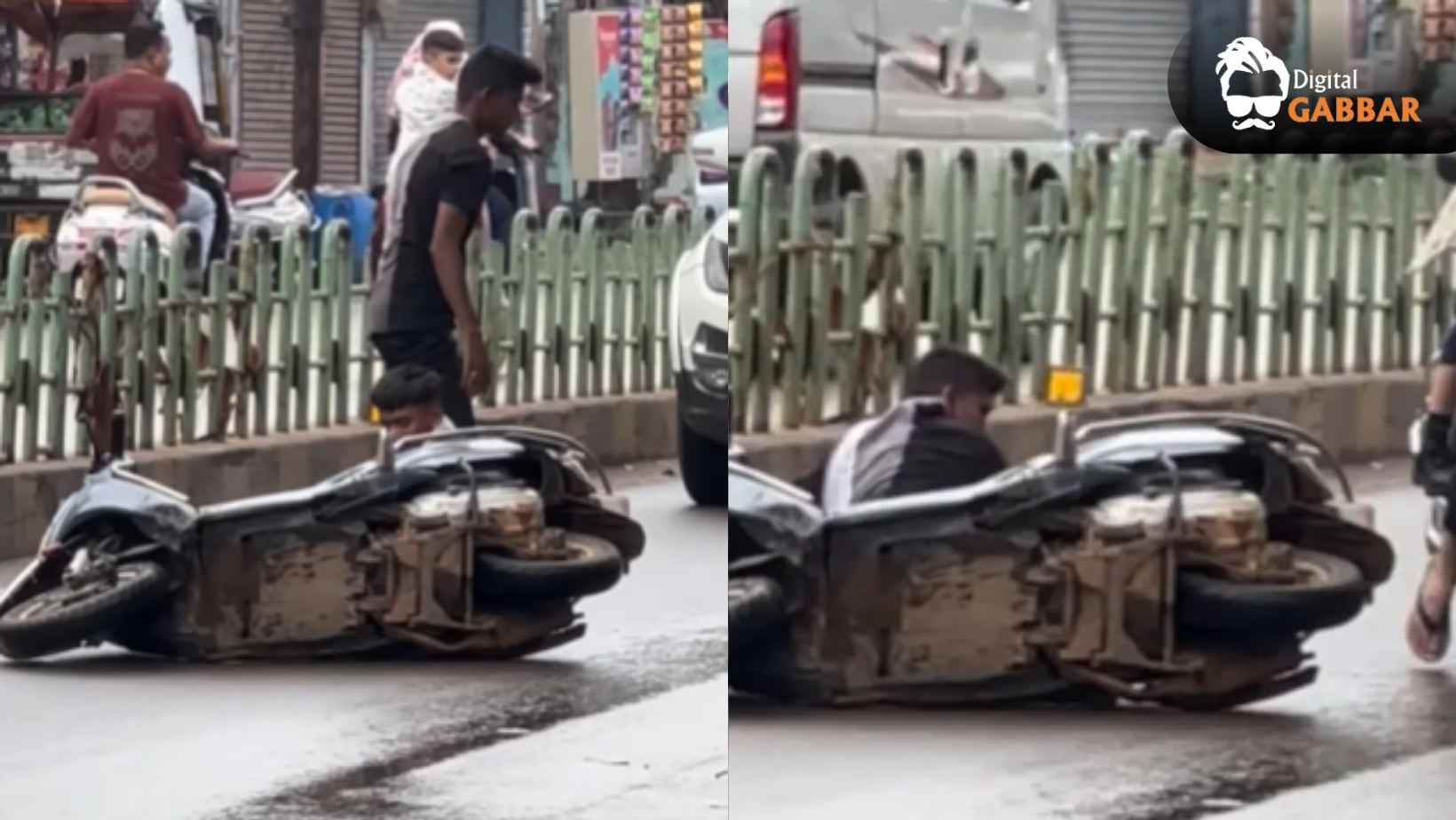 Viral Scooter Video Shocks Internet — Boy Saves Beer Can Instead of Himself! 78 Viral Scooter Video Boy Saves Beer Instead Of Himself