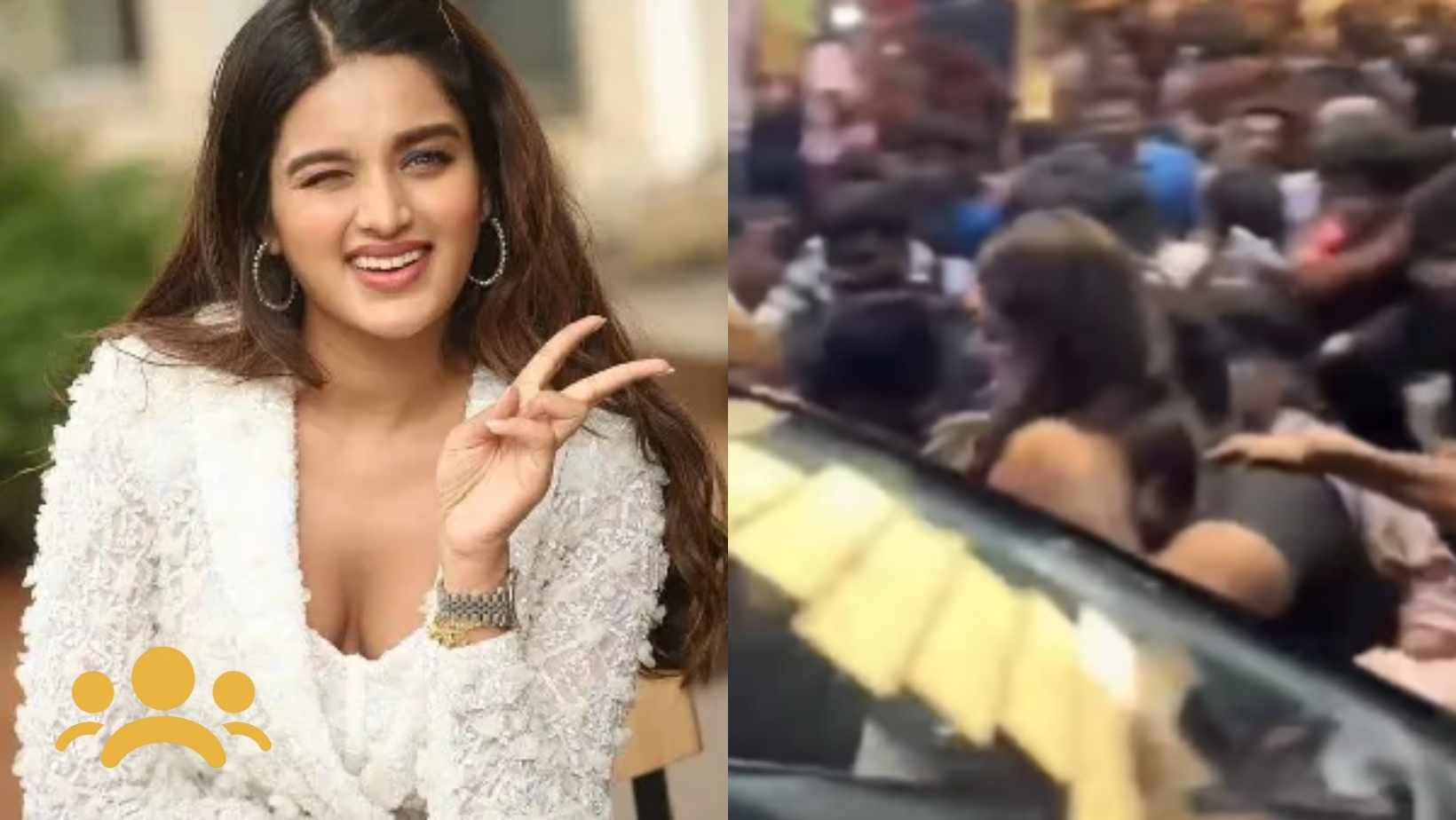 Nidhhi Agerwal Mobbed: Actress Manhandled by Crowd, Disturbing Video Goes Viral 76 Nidhhi Agerwal Mobbed By Fans Video Viral